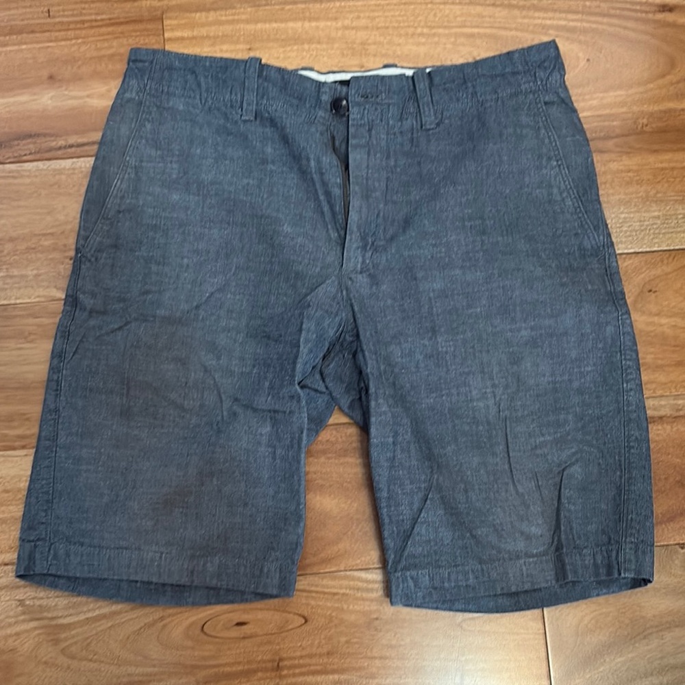 Banana Republic Blue Flat Front Shorts